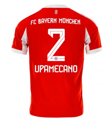Bayern Munich Dayot Upamecano #2 Replika Hemmatröja 2025-26 Kortärmad